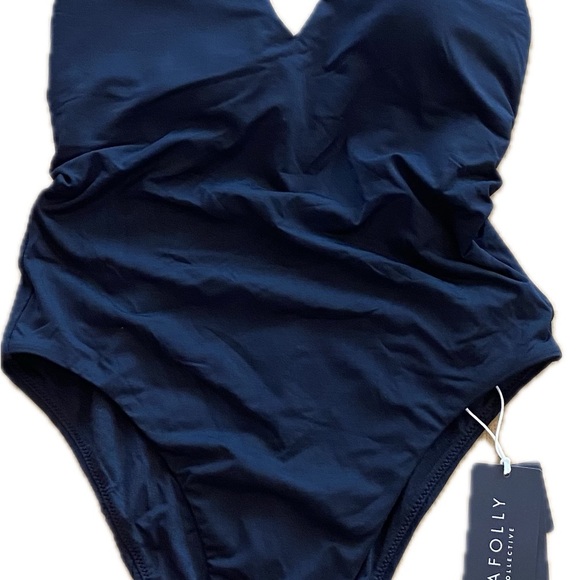 Seafolly Women’s Black One Piece Swimsuit New size 6 - Picture 5 of 12